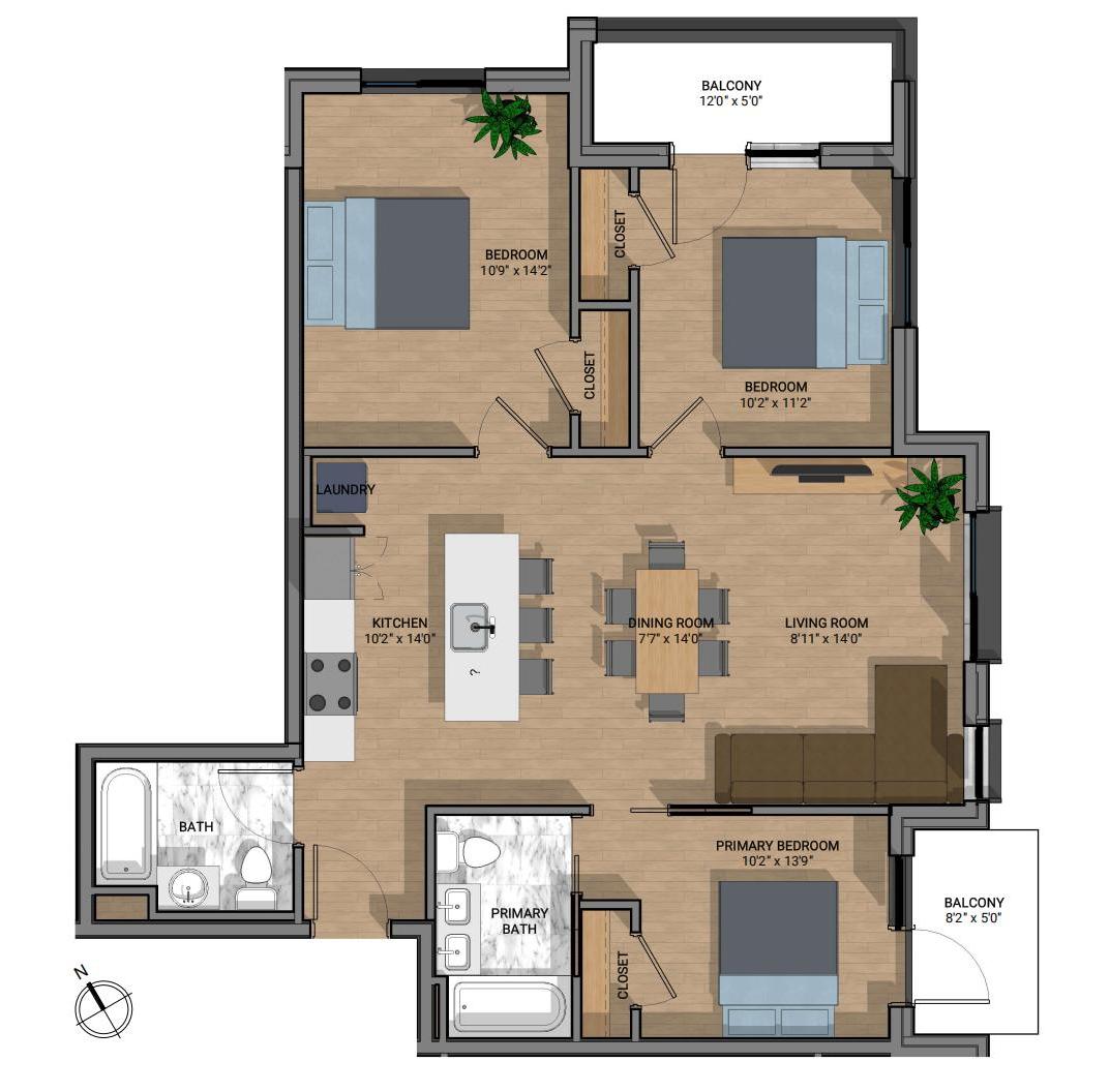 UNIT 206, 306, 406